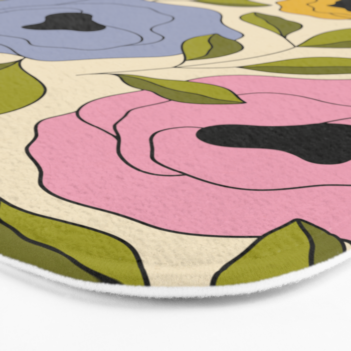 Summer Garden #15 Bath Mat Gallery Image 3