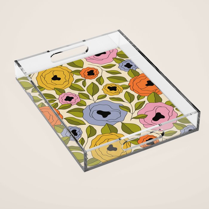Summer Garden #15 Acrylic Tray Gallery Image 1