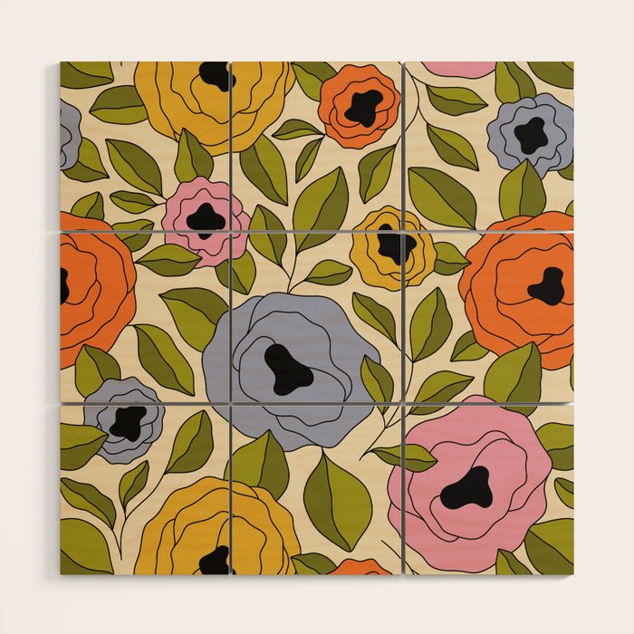 Summer Garden #15 Wood Wall Art Gallery Image 1