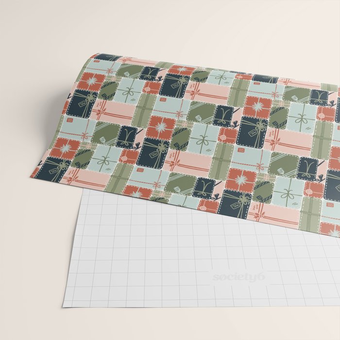 Patchwork Presents Wrapping Paper Gallery Image 2