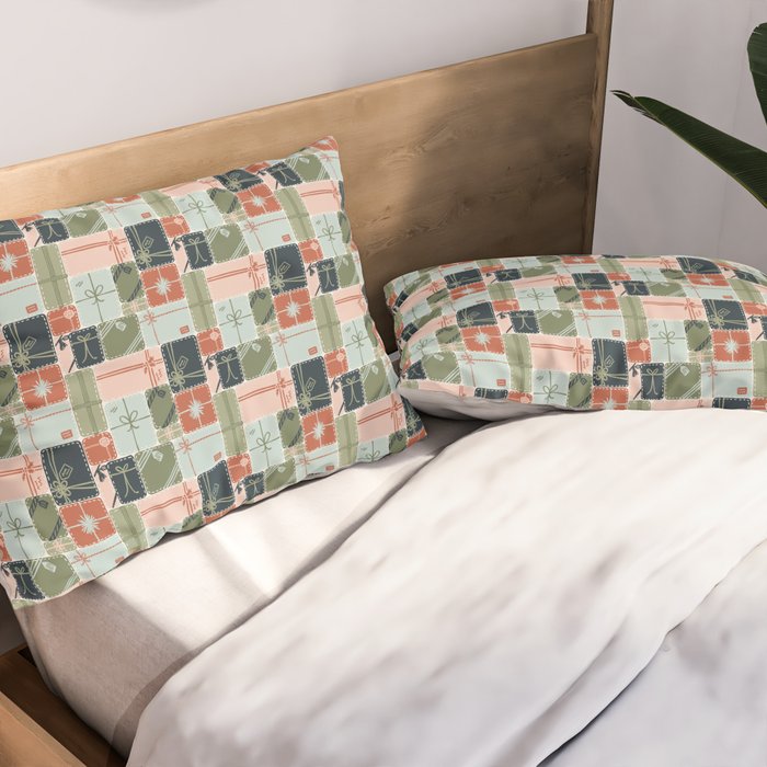 Patchwork Presents Pillow Sham Gallery Image 2