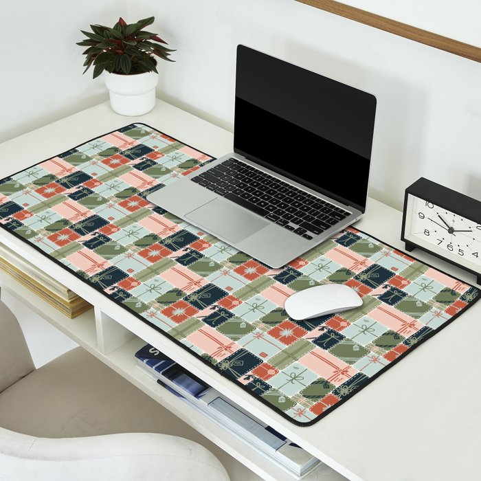 Patchwork Presents Desk Mat Gallery Image 2