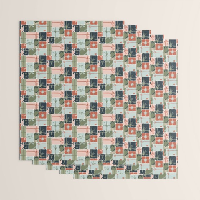Patchwork Presents Wrapping Paper Gallery Image 3