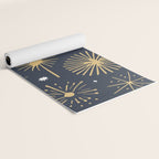 Firework display doodle art pattern Yoga Mat Gallery Image 2