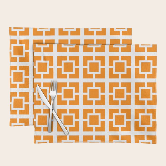 Mid Century Pattern 01C Placemat Gallery Image 1