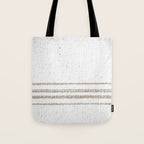 Vintage Farmhouse Grain Sack - Sandstone Stripes Tote Bag Gallery Image 1