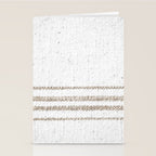Vintage Farmhouse Grain Sack - Sandstone Stripes Stationery Card Gallery Image 2