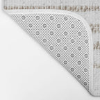 Vintage Farmhouse Grain Sack - Sandstone Stripes Bath Mat Gallery Image 2