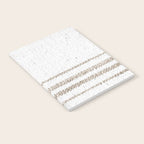 Vintage Farmhouse Grain Sack - Sandstone Stripes Notebook Gallery Image 2
