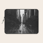 New York City (Black and White) Laptop Sleeve Gallery Image 1