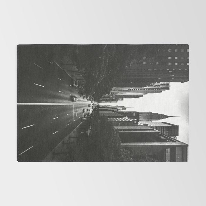 New York City (Black and White) Rug Gallery Image 2