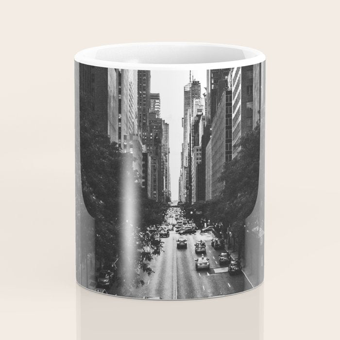 New York City (Black and White) Coffee Mug Gallery Image 4