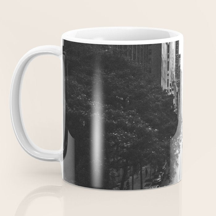 New York City (Black and White) Coffee Mug Gallery Image 3