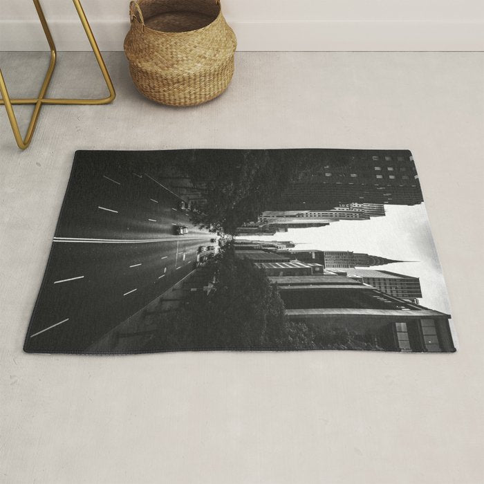 New York City (Black and White) Rug Gallery Image 1