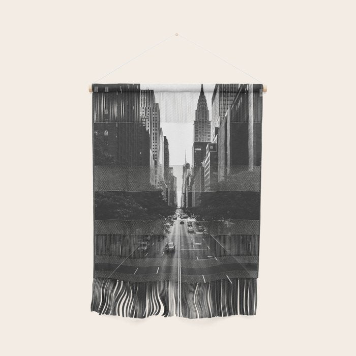 New York City (Black and White) Wall Hanging Gallery Image 1