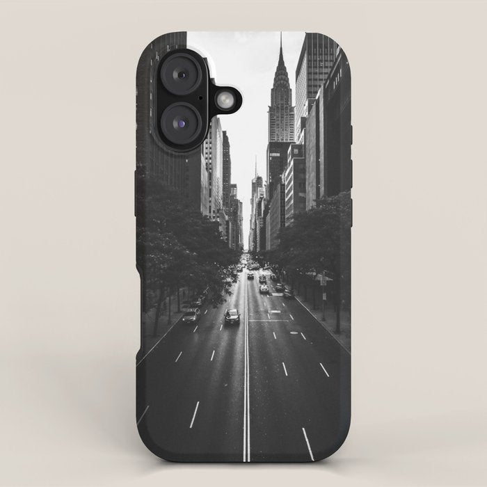 New York City (Black and White) iPhone Case Gallery Image 1