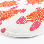 Sea Turtle - Melon Palette Bath Mat Gallery Image 3