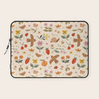In Bloom - Gouache Nature Print Laptop Sleeve Gallery Image 1