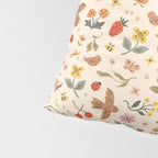 In Bloom - Gouache Nature Print Pillow Sham Gallery Image 4