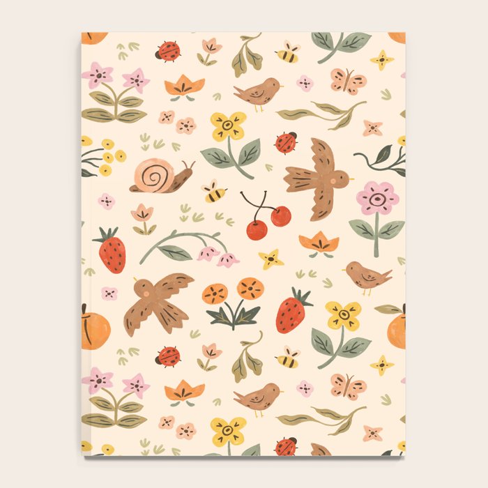 In Bloom - Gouache Nature Print Notebook Gallery Image 4