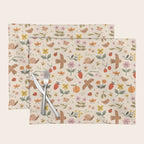 In Bloom - Gouache Nature Print Placemat Gallery Image 1