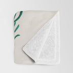 Albertus Seba Snakes And Lizards Teal Throw Blanket Gallery Image 3