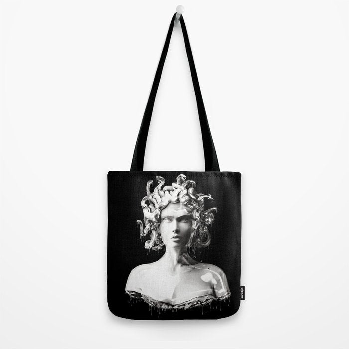 Silver Medusa Tote Bag Gallery Image 2