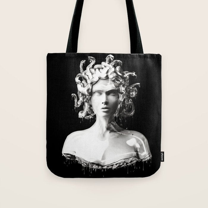 Silver Medusa Tote Bag Gallery Image 1