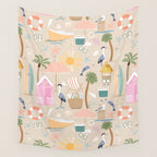 Beach vibe Wall Tapestry Gallery Image 4
