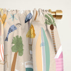 Beach vibe Window Curtain Gallery Image 2