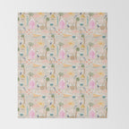 Beach vibe Throw Blanket Gallery Image 2