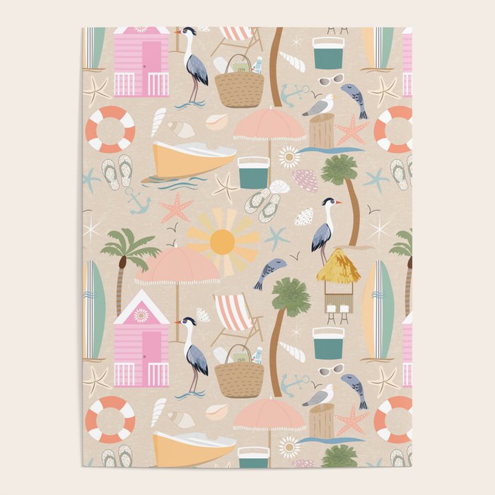 Beach vibe Poster Gallery Image 1