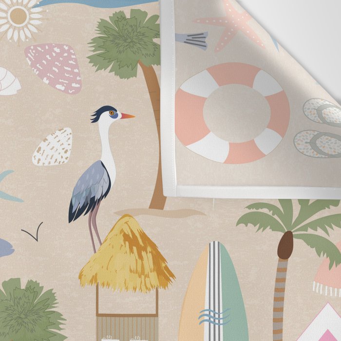 Beach vibe Wall Tapestry Gallery Image 3