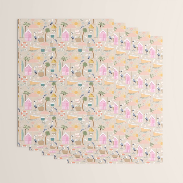 Beach vibe Wrapping Paper Gallery Image 3