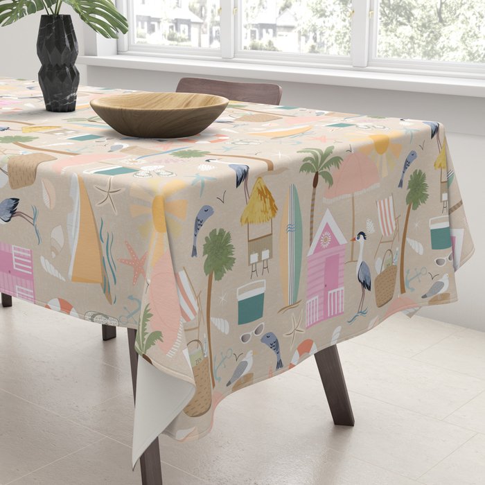 Beach vibe Tablecloth Gallery Image 3