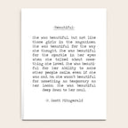 Beautiful Quote F. Scott Fitzgerald Notebook Gallery Image 4