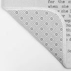 Beautiful Quote F. Scott Fitzgerald Bath Mat Gallery Image 2