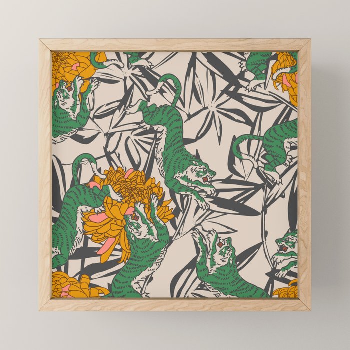 BENGAL MAYA TIGER Mini Art Print Gallery Image 1