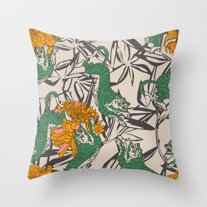 BENGAL MAYA TIGER Throw Pillow Gallery Image 6