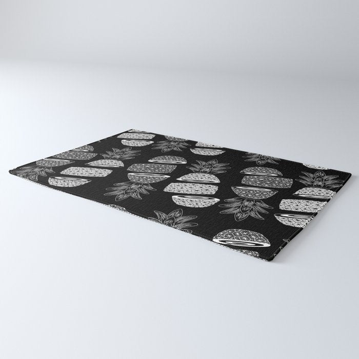 Pineapples (Dark/Sliced) Rug Gallery Image 3