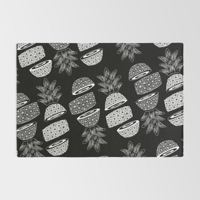 Pineapples (Dark/Sliced) Rug Gallery Image 2