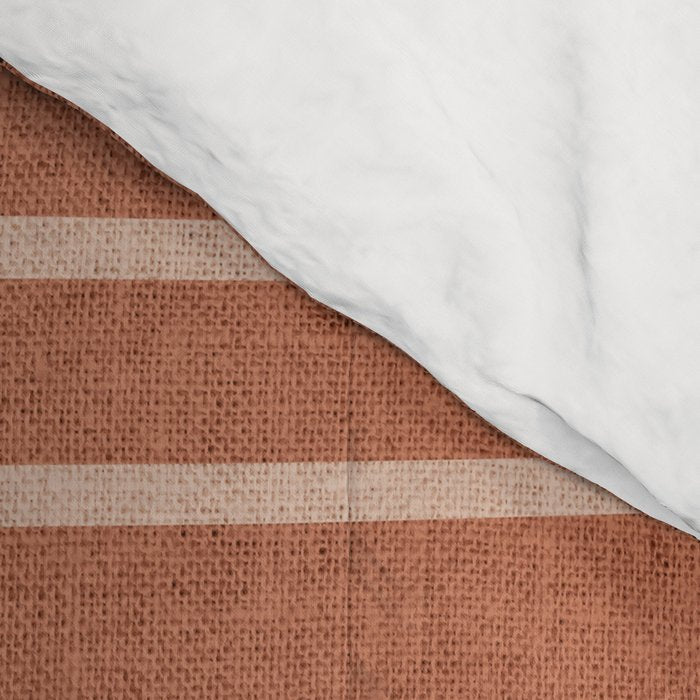 Geometric Art, Colorful Stripes, Terracotta Comforter Gallery Image 4