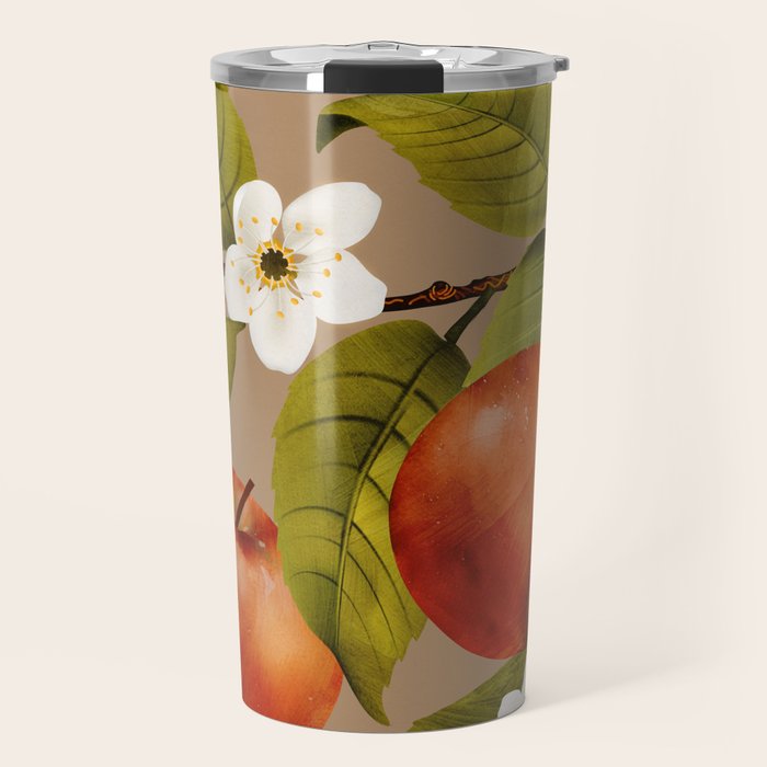 Apples Botanical Art 2 Travel Mug Gallery Image 1