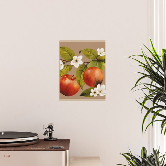 Apples Botanical Art 2 Poster Gallery Image 2