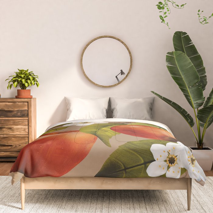 Apples Botanical Art 2 Comforter Gallery Image 3