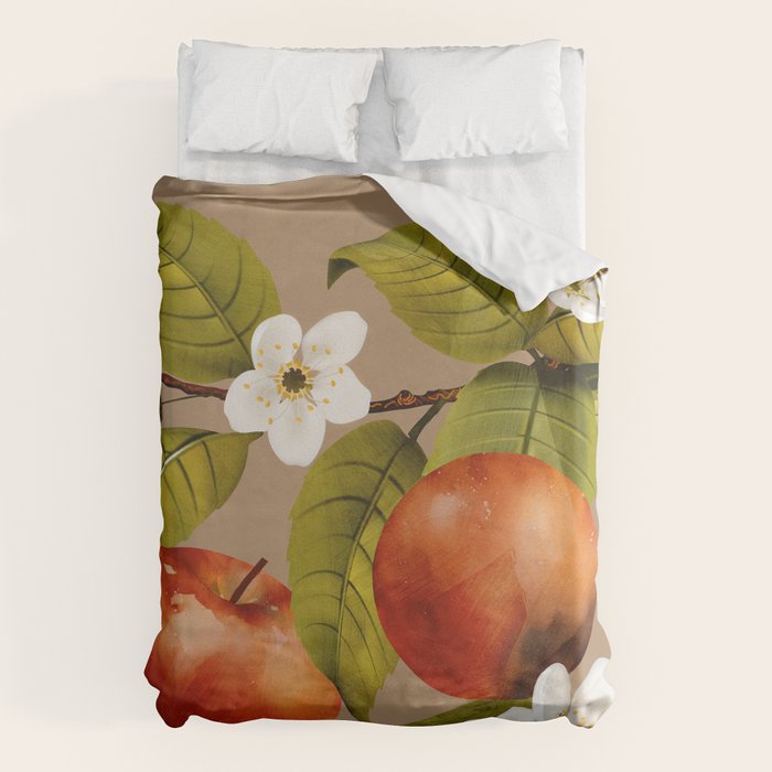 Apples Botanical Art 2 Duvet Cover Gallery Image 6