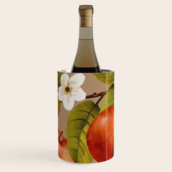 Apples Botanical Art 2 Wine Chiller Gallery Image 1