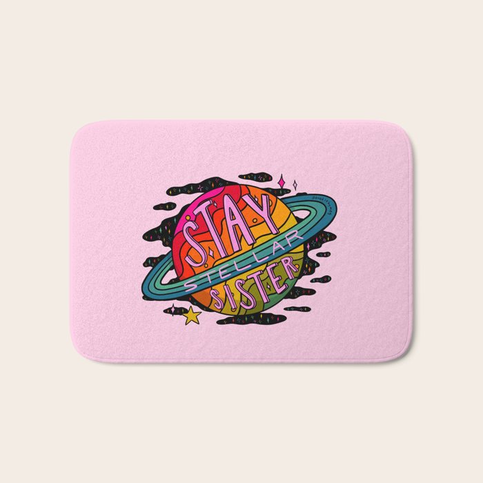 Stay Stellar Sister Bath Mat Gallery Image 1