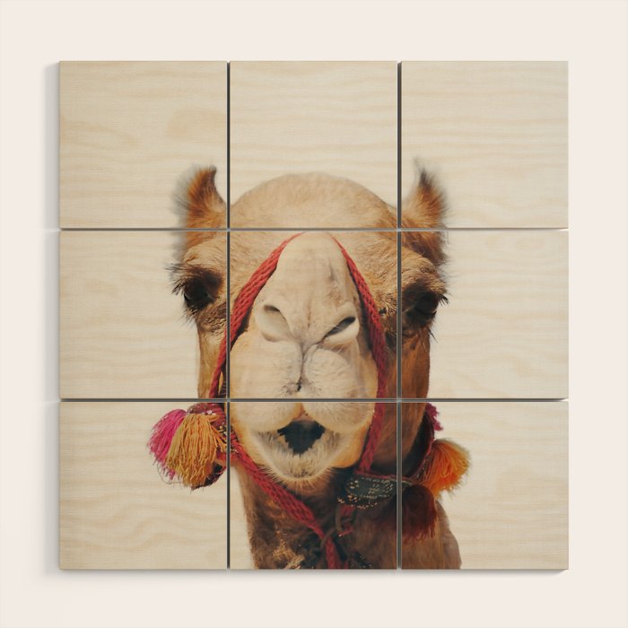 Camel Wood Wall Art Gallery Image 1