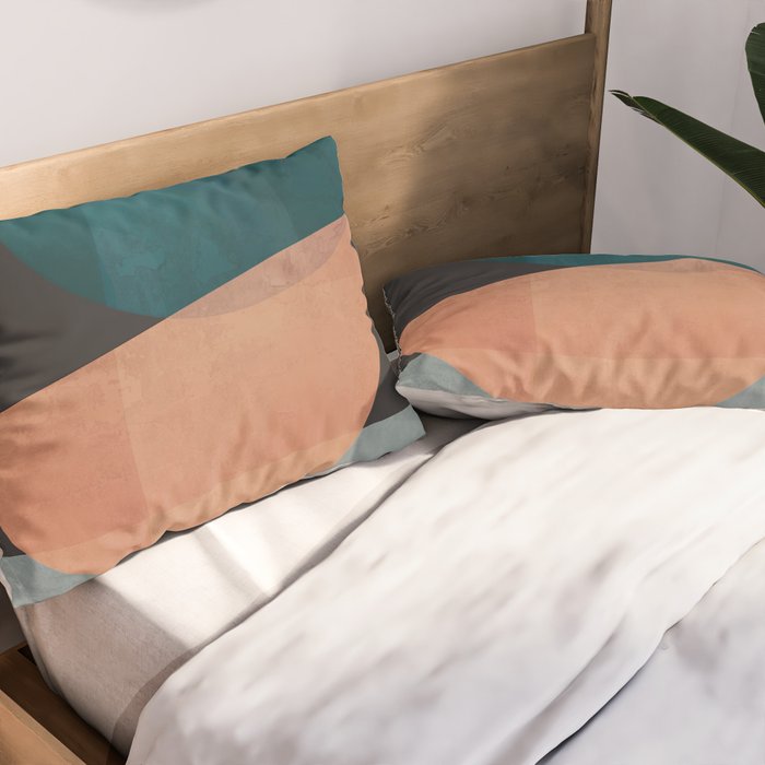 Modern Abstract Art 14 Pillow Sham Gallery Image 2